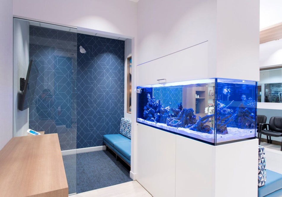 Inside a treatment room